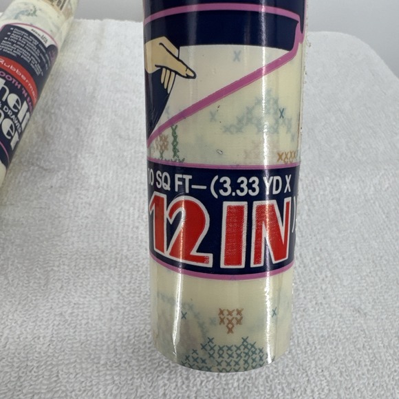 1986 Rubbermaid Smooth 'N Easy Shelf  & Drawer Liner 5316 Country Stitch 10x12‎ - Picture 5 of 6